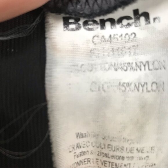 BENCH Light Bomber Cotton Fleece Jacket Pockets Zipper Lightweight Casual XL Top - Picture 15 of 16